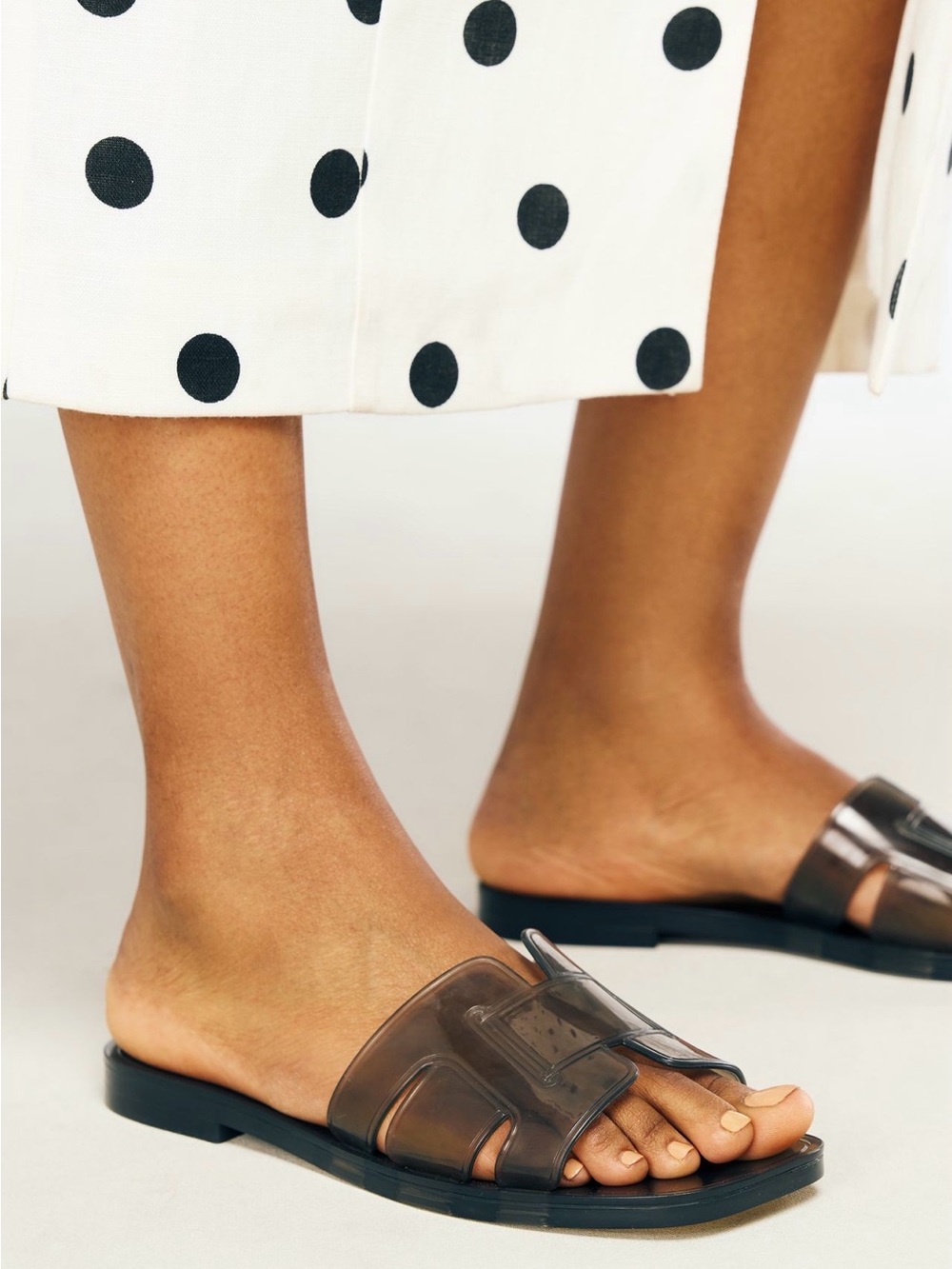 BIBI LOU by Anthropologie Holly Jelly slides . Sold out on website. US 8-8.5